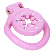 Load image into Gallery viewer, Gem-Accented Flat ABS Chastity Cage