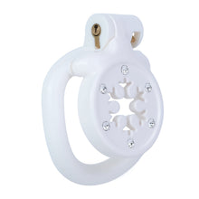 Load image into Gallery viewer, Gem-Accented Flat ABS Chastity Cage
