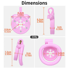 Load image into Gallery viewer, Gem-Accented Flat ABS Chastity Cage
