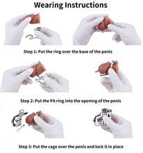 Load image into Gallery viewer, Dolphin Chastity Cage With PA Piercing 13