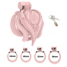 Load image into Gallery viewer, Open-Frame Dual-Heart Resin Chastity Cage