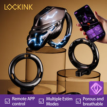 Load image into Gallery viewer, Electric Eel Estim Play Chastity Cage -1