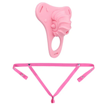 Load image into Gallery viewer, Fantasy Pink Conch Chastity Cage with Belt 22