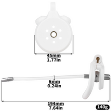 Load image into Gallery viewer, Flat Chastity Cage with Detchable Ball Catheter- 9