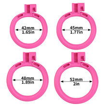 Load image into Gallery viewer, Flat Pink Cock Cage with Urethral