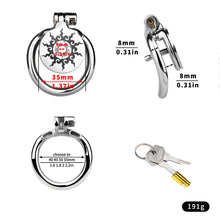 Load image into Gallery viewer, Flat Lotus Chastity Cage -6