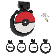 Load image into Gallery viewer, Two-Tone Round Flat Resin Chastity Cage