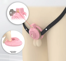 Load image into Gallery viewer, Flat Soft Chastity Cage with 6 Rings - 8