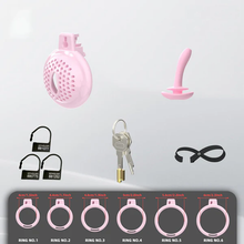 Load image into Gallery viewer, Flat Soft Chastity Cage with 6 Rings - 7
