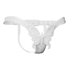 Load image into Gallery viewer, Flower Butterfly Female Chastity Belt in alternate gallery view 2