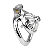 Load image into Gallery viewer, Steel Chastity Cage with Urethral Removable