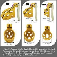 Load image into Gallery viewer, Gem-Inlaid ABS Chastity Cage