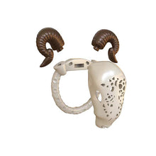 Load image into Gallery viewer, Flat Goat Resin Chastity Cage With Detachable Horns