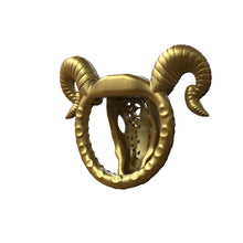 Load image into Gallery viewer, Flat Goat Resin Chastity Cage With Detachable Horns