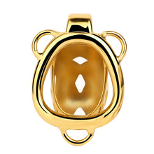 Load image into Gallery viewer, Golden Stainless Steel Mamba Cage with Belt 2026 Edition detail view