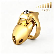 Lade das Bild in den Galerie-Viewer, Golden V5 Chastity Cage in the main gallery view