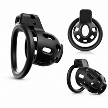 Lade das Bild in den Galerie-Viewer, Matte Black Modular ABS Chastity Cage