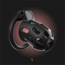 Lade das Bild in den Galerie-Viewer, Matte Black Modular ABS Chastity Cage