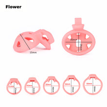 Load image into Gallery viewer, HTV4 Butterfly Knot 3D Chastity Cage feature details graphic 14