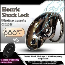 Load image into Gallery viewer, Hundred Beasts Electric Remote Control Chastity Cage 1