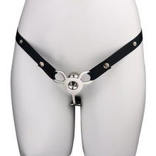 Load image into Gallery viewer, Invisible Inverted Urethral Cage With Belt - black