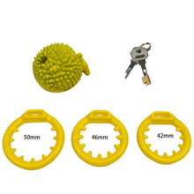 Load image into Gallery viewer, Durian-Texture Resin Chastity Cage
