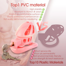 Load image into Gallery viewer, Invisible Pink Cock Cage