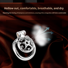 Load image into Gallery viewer, Small Steel Chastity Cage