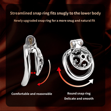 Load image into Gallery viewer, Small Steel Chastity Cage