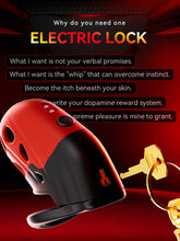 Load image into Gallery viewer, Lockink Retractable Electric Shock Vibrating Chastity Cage