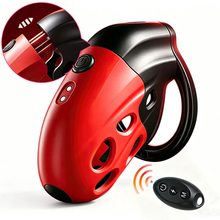 Load image into Gallery viewer, Lockink Retractable Electric Shock Vibrating Chastity Cage