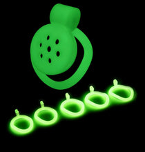 Load image into Gallery viewer, Luminous ABS Male Chastity Device 4