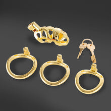 Load image into Gallery viewer, Golden Chastity Cage Large