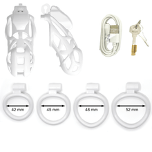 Lade das Bild in den Galerie-Viewer, Mamba App-Controlled Vibrating Cobra Chastity Cage