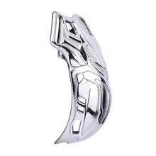 Load image into Gallery viewer, Mech Armor Metal Chastity Cage curved steel cover side profile