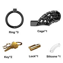 Load image into Gallery viewer, Mesh Hollow ABS Chastity Cage 7