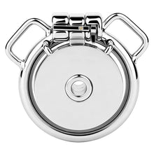 Load image into Gallery viewer, Mirror Polish Flat and Inverted Chastity Cage – inverted cage front view