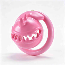 Afbeelding in Gallery-weergave laden, Pink Monster Mouth chastity cage from an angled view
