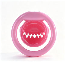 Afbeelding in Gallery-weergave laden, Pink Monster Mouth chastity cage, rear opening view