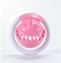 Afbeelding in Gallery-weergave laden, Pink and white Monster Mouth resin chastity cage, front view