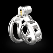 Load image into Gallery viewer, Stainless Steel Mamba Chastity Cage front view