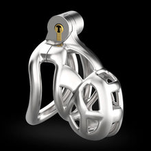 Load image into Gallery viewer, Stainless Steel Mamba Chastity Cage side view
