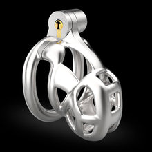 Load image into Gallery viewer, Stainless Steel Mamba Chastity Cage detail view