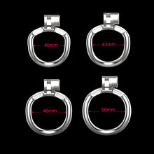 Load image into Gallery viewer, Stainless Steel Mamba Chastity Cage kit details