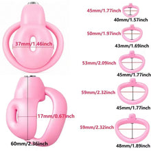 Load image into Gallery viewer, Nipple Motif Resin Chastity Cage