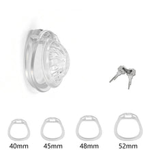 Lade das Bild in den Galerie-Viewer, Clear Generation 6 openwork cage with four pictured base rings