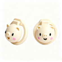 Load image into Gallery viewer, Piggy Resin Chastity Cage with Three Rings