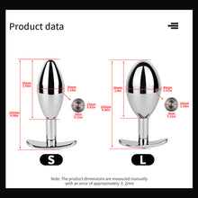 Load image into Gallery viewer, Pink Diamond Stainless Steel Storage Anal Plug