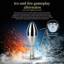 Load image into Gallery viewer, Pink Diamond Stainless Steel Storage Anal Plug