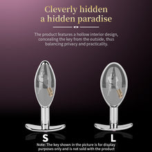 Load image into Gallery viewer, Pink Diamond Stainless Steel Storage Anal Plug